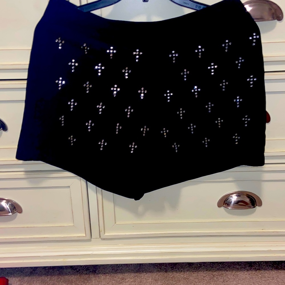 Gold Diamond Cross F21 Shorts ✨